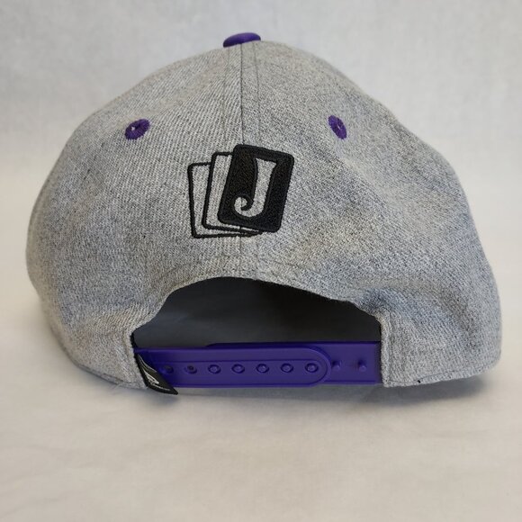The Joker Funko Snapback Baseball Cap Hat DC Comics Gray Black Purple New - Picture 8 of 16